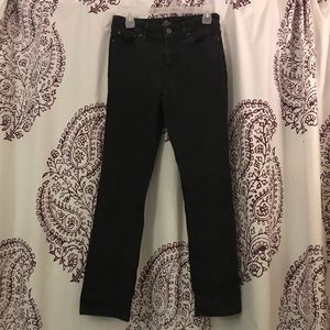 Black Straight Leg Jeans